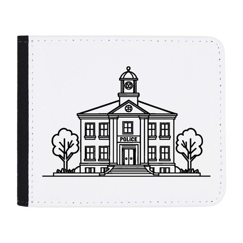 Police station slim wallet - 'police, station'