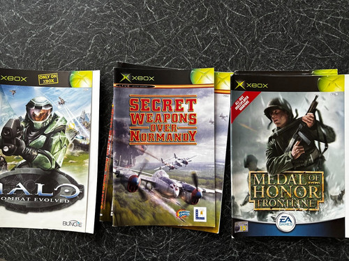 Xbox manuals - xbox, (original)