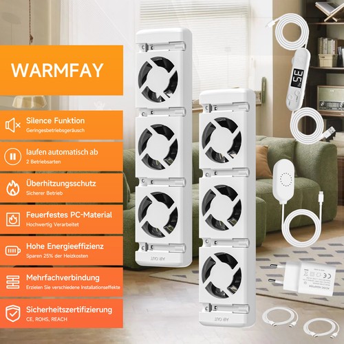 Warmfay radiator fan - radiator, 3-fan