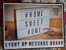 Light Up Message Board With Letters & Numbers