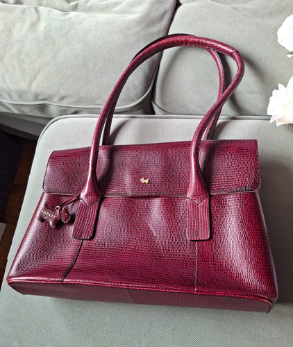 Radley burgundy embossed - radley,