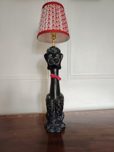 Vintage reworked 1950 poodle - vintage,