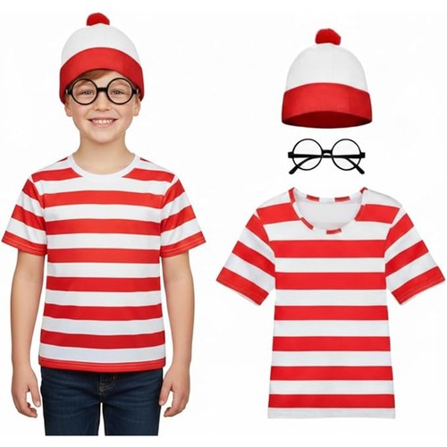 Kids wheres wally - wally, striped