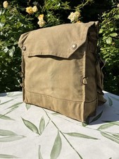 British Army WW2 Mk VI Gas Mask Bag Respirator Haversack Mark 6 Khaki Satchel