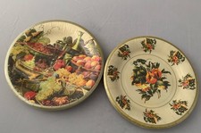 16 Paper Party Plates Vintage Metropolitan Museum Of Art Prints Fruit & Flowers