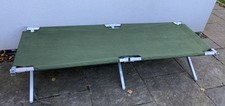Genuine NATO Ex Military Folding Aluminium Army Cot Camp Bed 