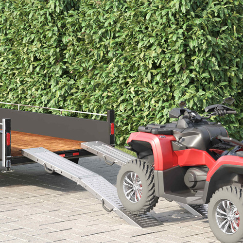 Foldable ramp silver - ramp,