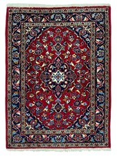 Vintage Hand Knotted 100% Wool Oriental Tribal Pattern Area Rug | 100 x 150 cm