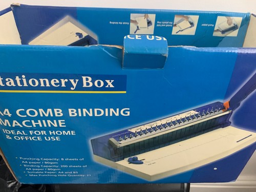Comb binding machine - a4,