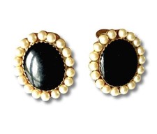 Onyx and seed pearl - onyx,