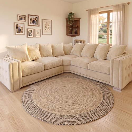 Ruby plush velvet corner - velvet, sofa
