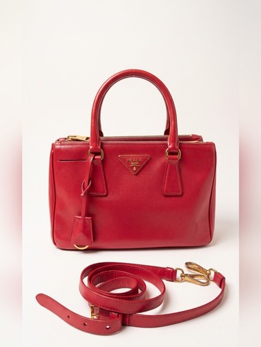 Prada red saffiano - red, leather