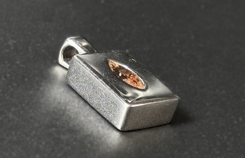 Sterling silver rectangular - silver,