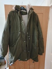 H&M MAMA Women's Maternity Parka Coat Size S