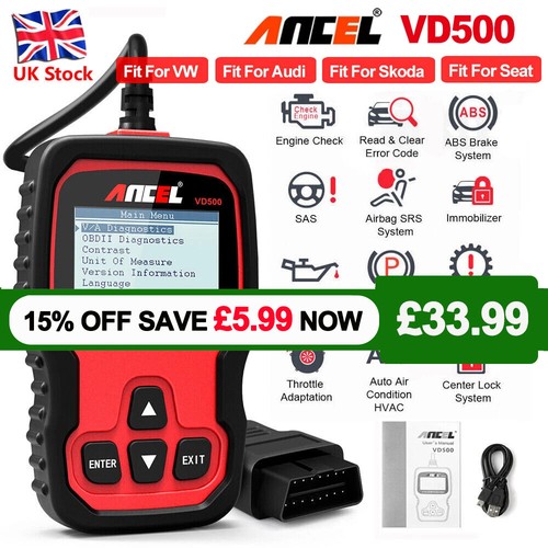 Ancel vd500 obd2 scanner - ancel,
