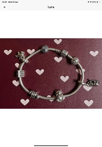 Pandora bracelet with - pandora, seven