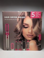 5 in 1 Electric Hair Dryer Hair Curler Set Detachable Styler Hot Air Brush