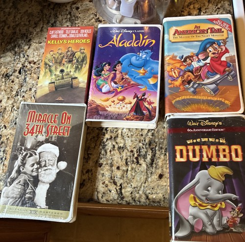 Disney vhs dumbo aladdin - vhs, an