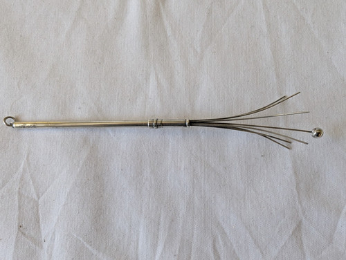 Vintage solid silver swizzel - vintage,