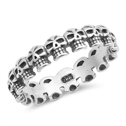 Oxidized skull eternity - skull,