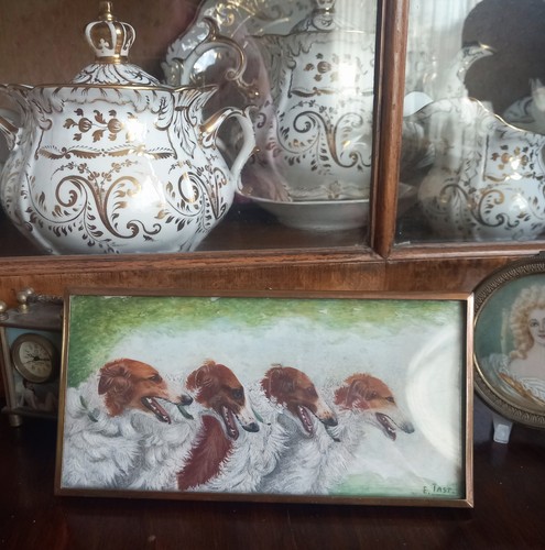 Antique 19th century gouache - antique,