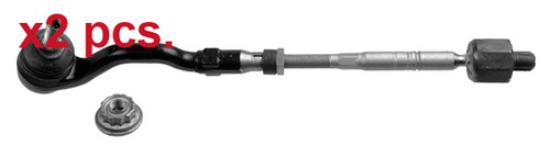 Pcs front tie rod set - x2,