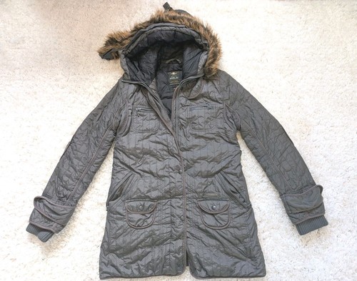 Replay lined parka jacket - replay,