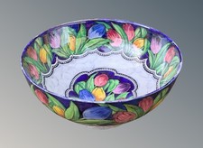 Large Maling Tulip Pattern Bowl