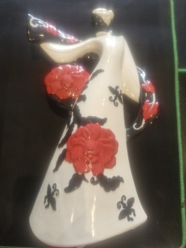 Art deco style lady - art, figurine