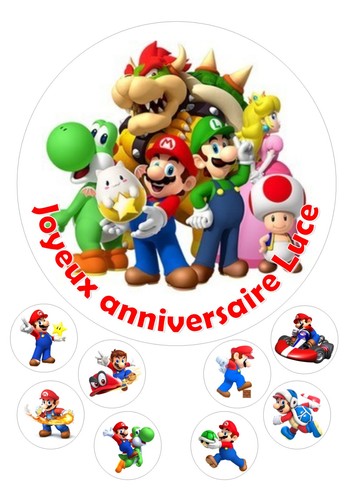 Super mario style edible 5 - super, 7.5