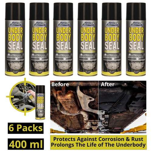 Underseal black spray - 6x, can
