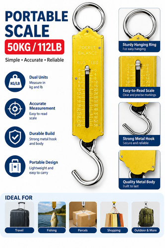 50kg portable hanging - 50kg, luggage