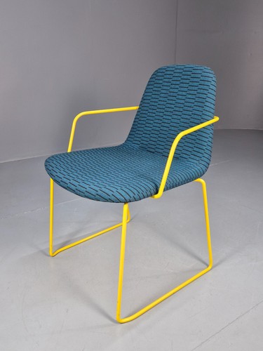 Modern yellow metal - metal, framed