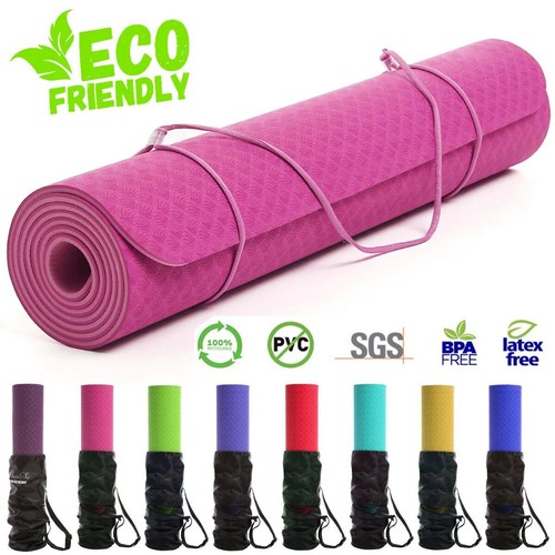 Yoga mat non slip exercise - yoga,