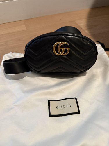 Gucci black matelassé - black,