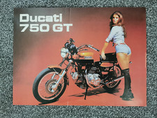 DUCATI  750GT GENUNINE MOTORCYCLE SALES BROCHURE