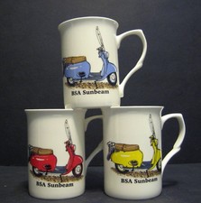1 Mug BSA SUNBEAM Scooter Fine