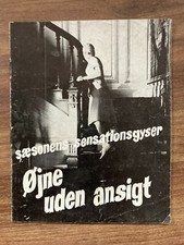Les yeux sans visage Pierre Brasseur, Alida Valli 1960 Danish Movie Program