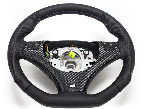 Flattened leather steering - flattened,