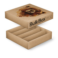 Trading card bulk storage box
