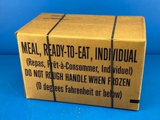 US MREs MRE (Meals Ready to Eat) x 12 Meals Case Packed 08/9.25 Inspection Date