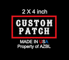 CUSTOM EMBROIDERED NAME PATCH