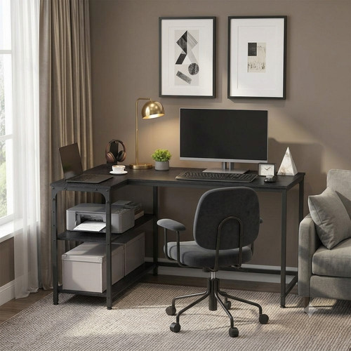 Shaped computer desk - shaped,