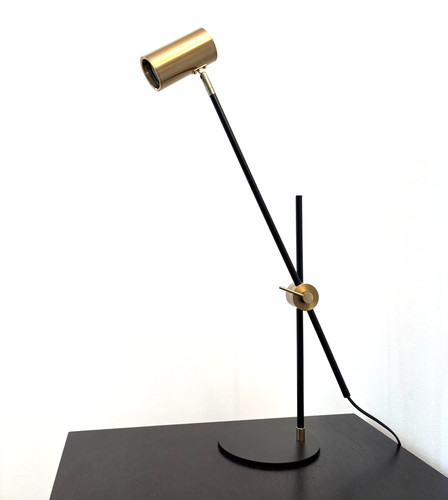 Modern tall brass - brass, lamp