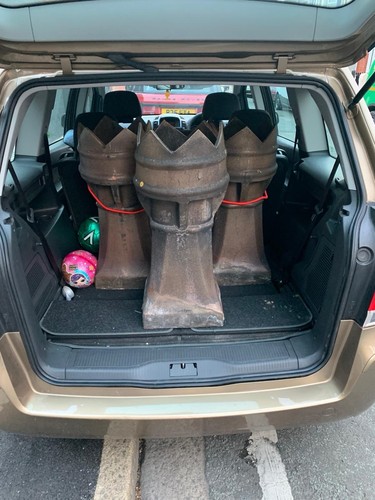 Crown chimney pot victorian - chimney,