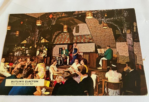 Post card butlin clacton - post,