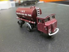 OXFORD DIECAST LMS SCAMMEL TANK WAGON MAROON LIVERY OO SCALE