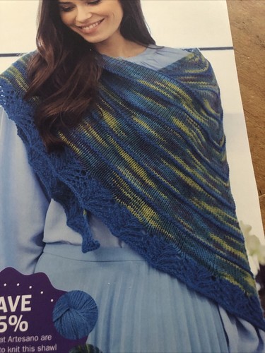 Serene shawl knitting - shawl,