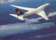 Lufthansa Boeing 747 400 In flight plane stats back