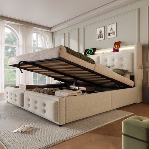 4ft6 double ottoman - 4ft6,